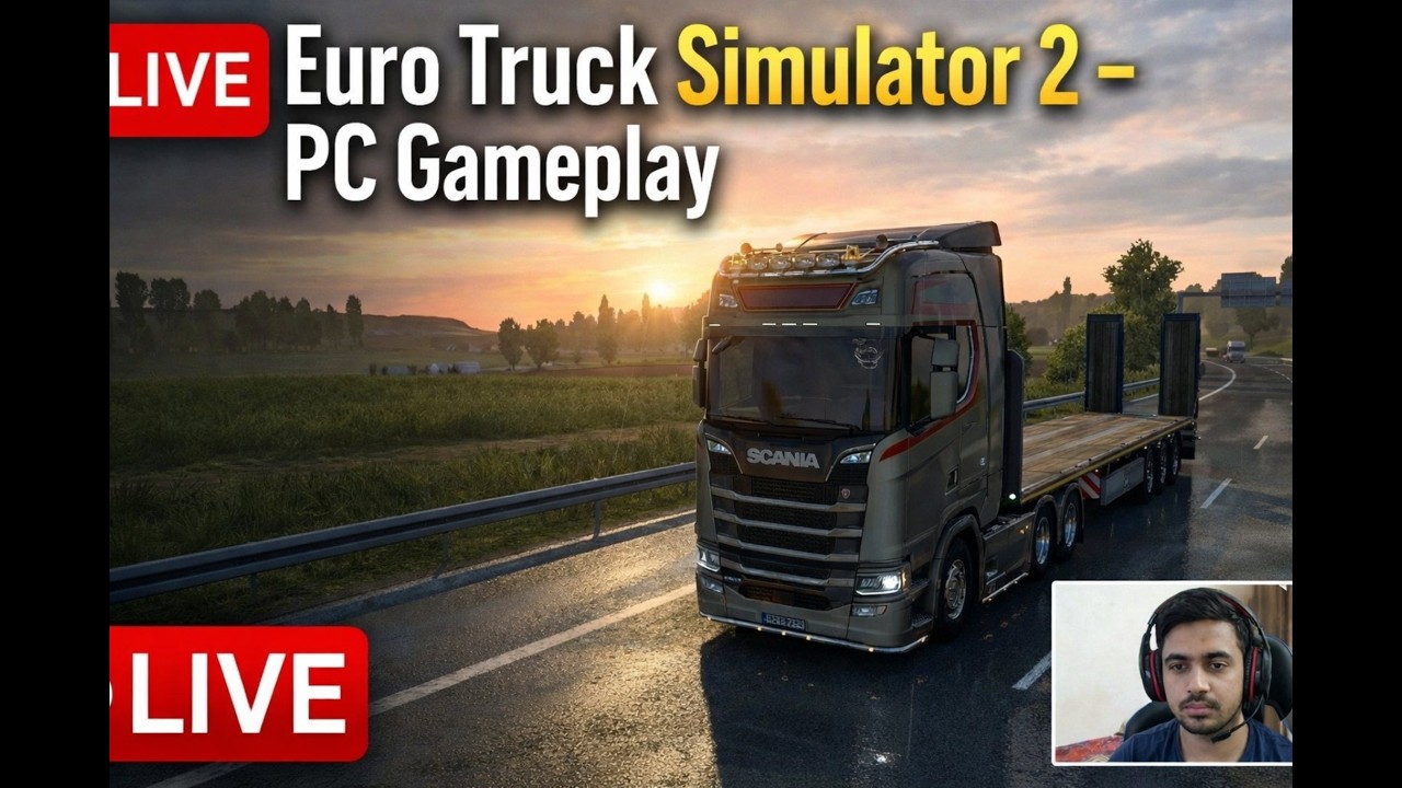 Euro Truck Simulator 2 - PC Gameplay Live
