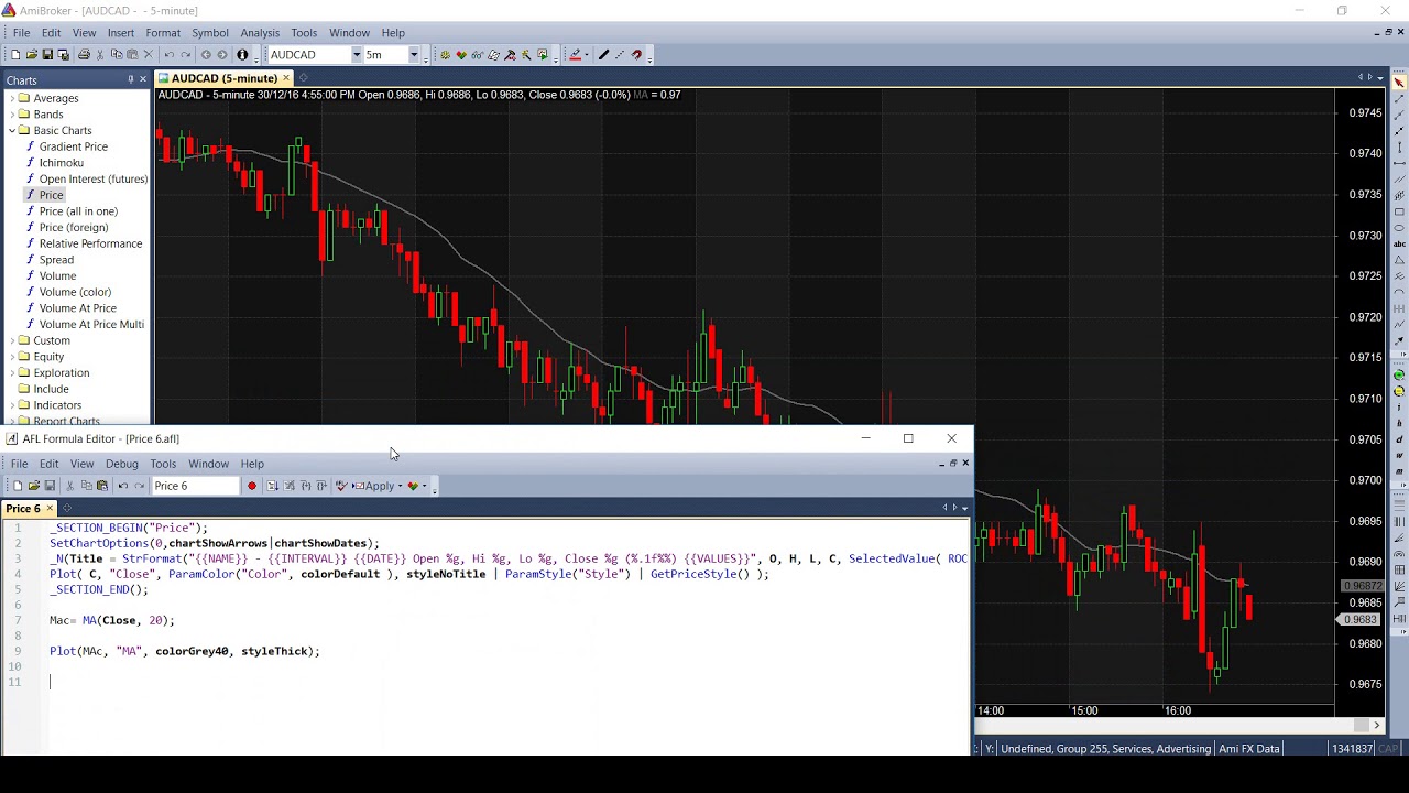 Amibroker Quant Trading Course 3.2 Programming for non-programmers 3.2 Coding Your Own Indicators