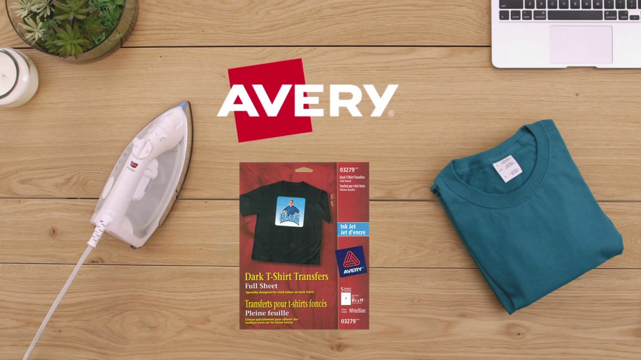 How To Use Avery Dark Fabric Transfers