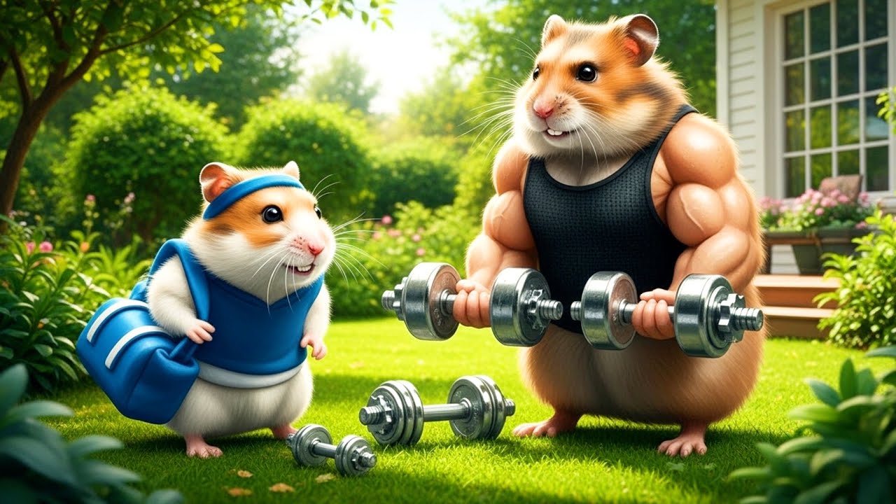 ハムスターのダイエット挑戦 – Hamster’s Weight Loss Journey | Cute but Determined!
