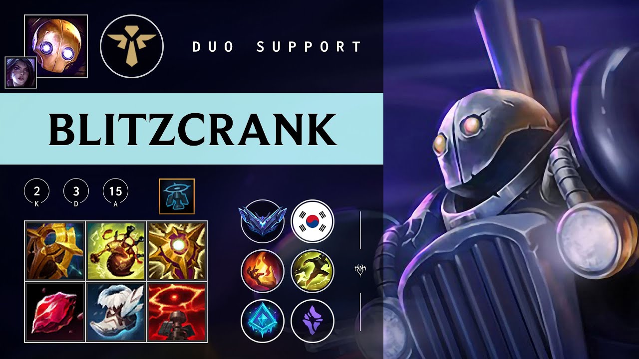 Blitzcrank Support vs Shen - KR Diamond Patch 26.02