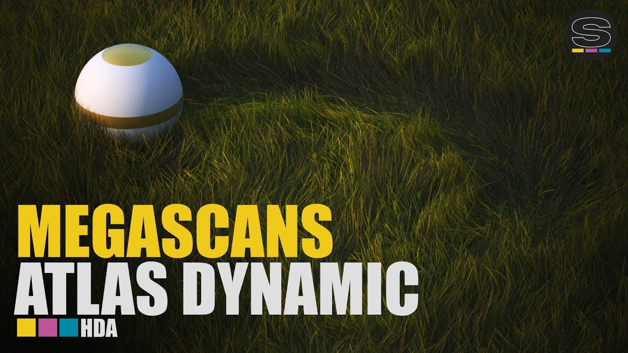 Attach Atlas Textures to Vellum Curves for Simulation | Atlas Dynamic HDA | Houdini