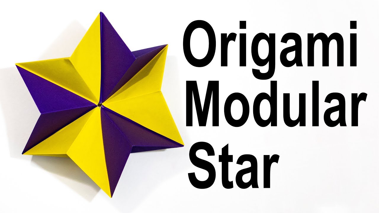 Origami Modular Star Tutorial (Traditional)