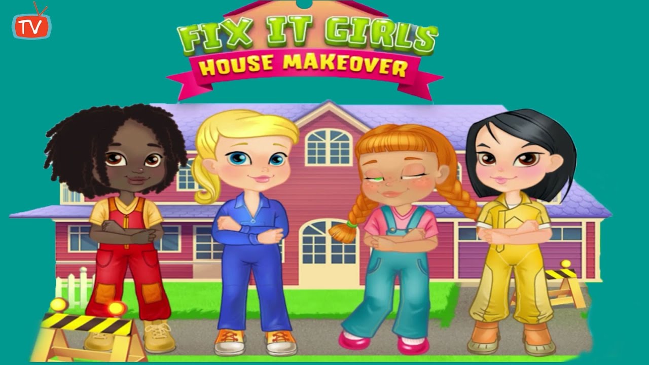 Cute Girl Fix It House Makeover - Kids And Baby Restoration Gameplay