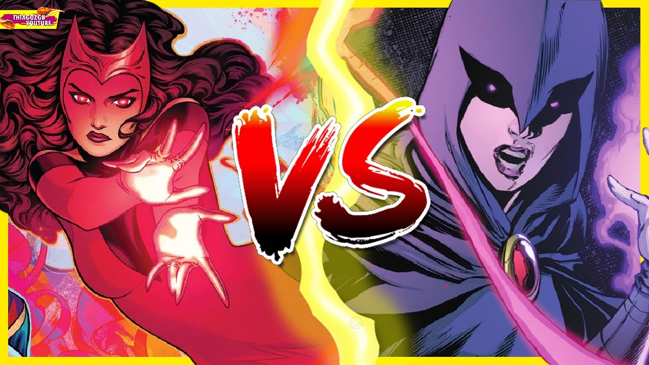 FEITICEIRA ESCARLATE (Marvel) VS RAVENA (DC) - DUELO MORTAL [REMAKE]