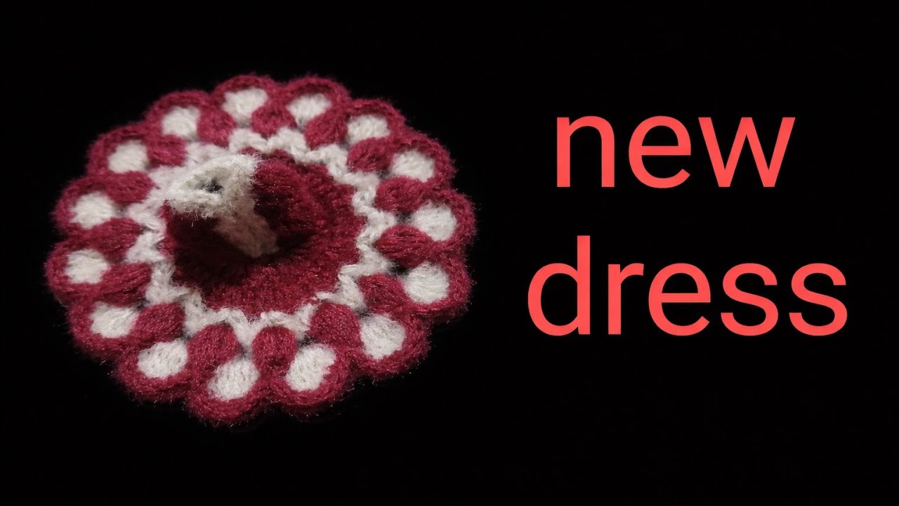 How to make crochet new design winter dress|| आसान तरीके से बनाए लडडू गोपालजी की सर्दियों की ड्रेस||