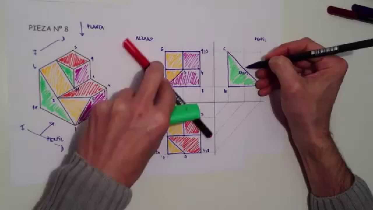 V 24 Perspectiva isométrica  Ejemplos