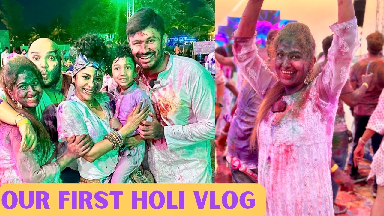 Family Holi Celebration At Grand Hyatt Kochi