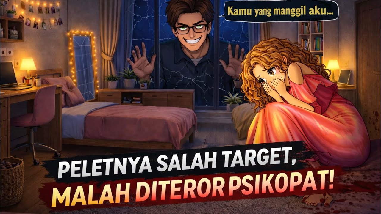 PELET SALAH TARGET, MALAH DITEROR PSIKOPAT! | DRAMA ANIMASI