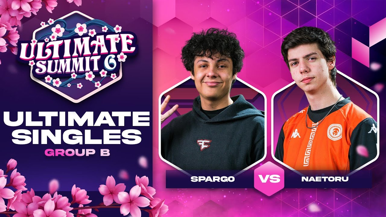 Sparg0 vs NaetorU - Group B Ultimate Summit 6 - SSBU Singles | Cloud vs Pichu