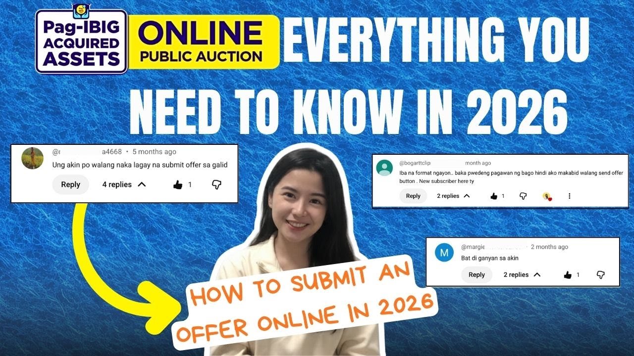 Pag-IBIG Foreclosed Property in 2026 | UPDATED How to submit an offer online in 2026 #pagibigloan