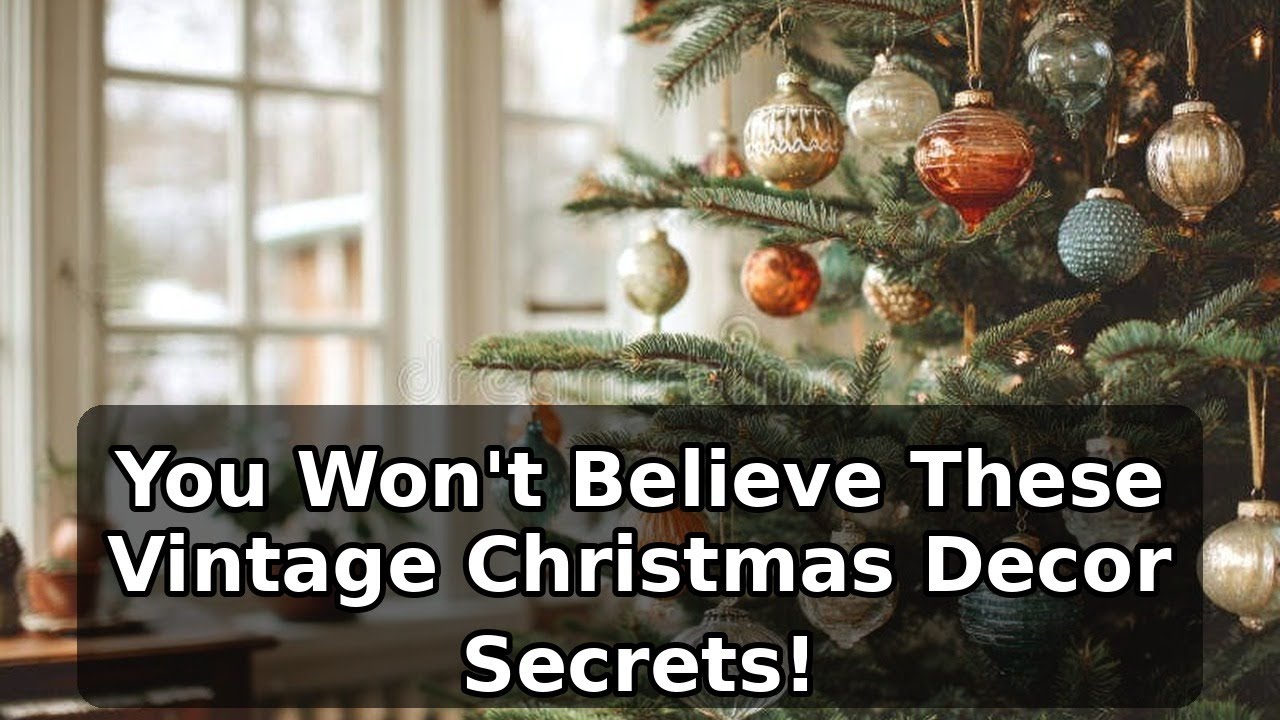 Vintage-Style Christmas Decoration