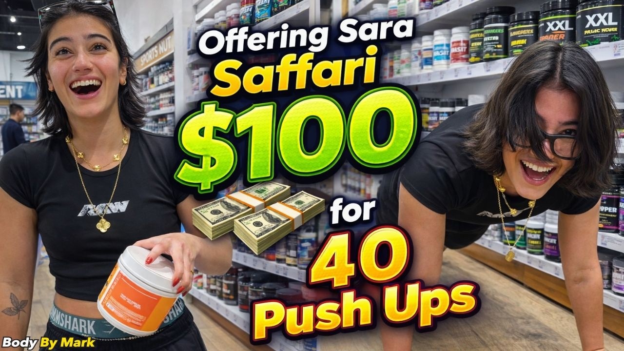 Asking @Sara Saffari how she got jacked...