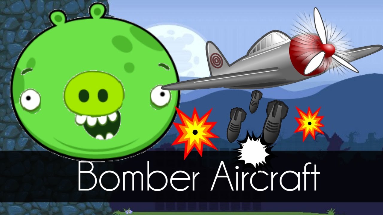 Bad Piggies - BOMBER AIRCRAFT (Field of Dreams)