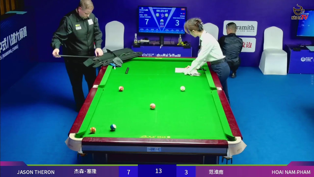 Trực Tiếp: PHẠM HOÀI NAM (VIỆT NAM) vs JASON THERON | HEYBALL MASTER 2025