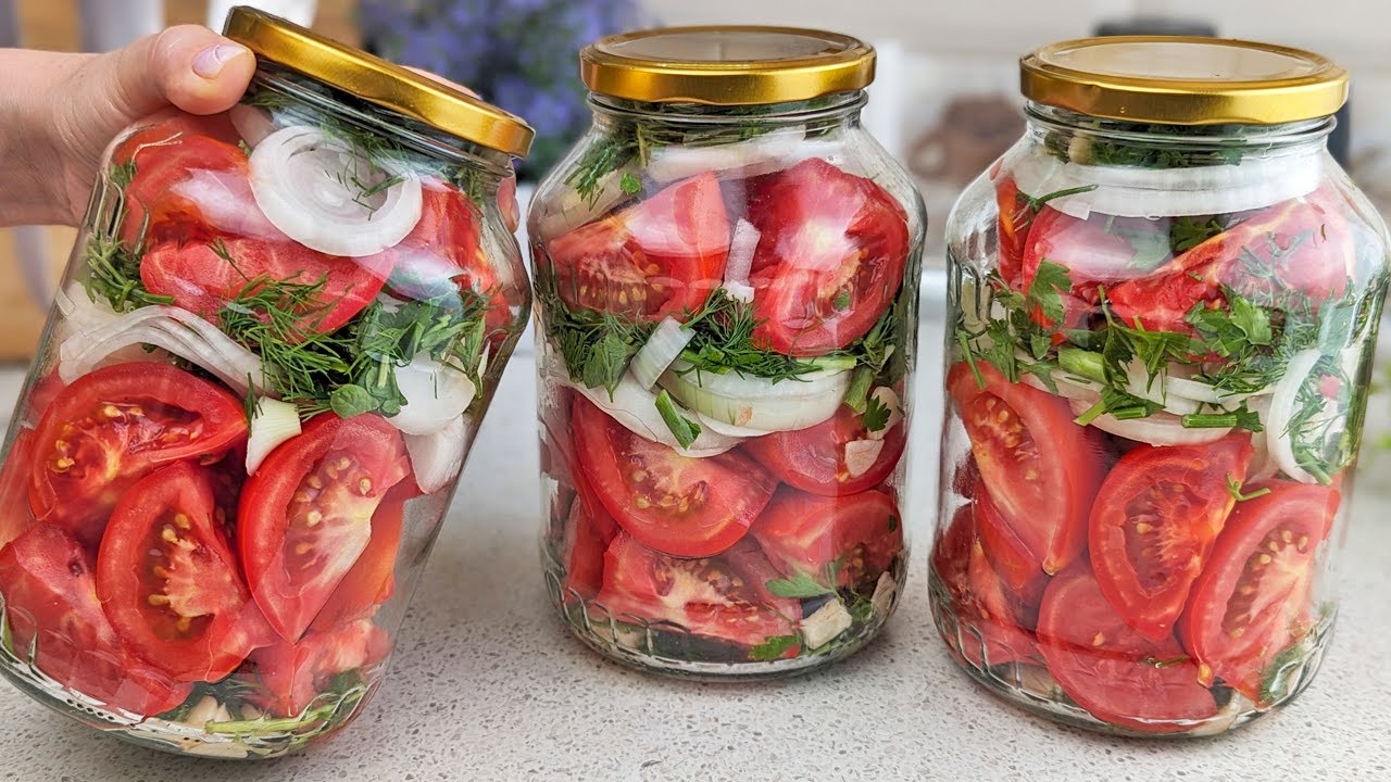 Я уже десять лет так консервирую помидоры! Вкусный маринад понравится всем