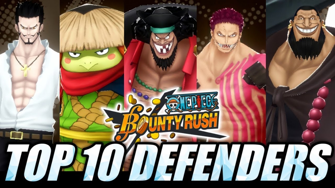 Top 10 Defenders OPBR February 2021 Ranked & Explained! | One Piece Bounty Rush