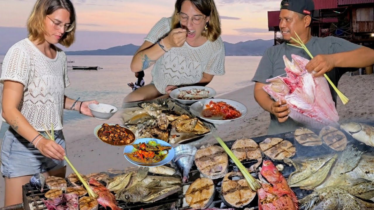 Hari ke 29 Puasa BUKA BERSAMA Rombongan POLRES BUTON & GRILLED FISH with BULE DARI JERMAN