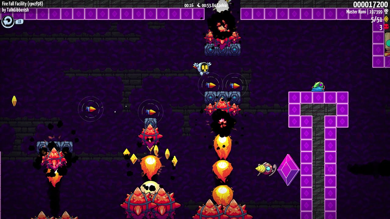 LevelHead [CL] - Fire Fall Facility by TalkGibberish (Speedrun)