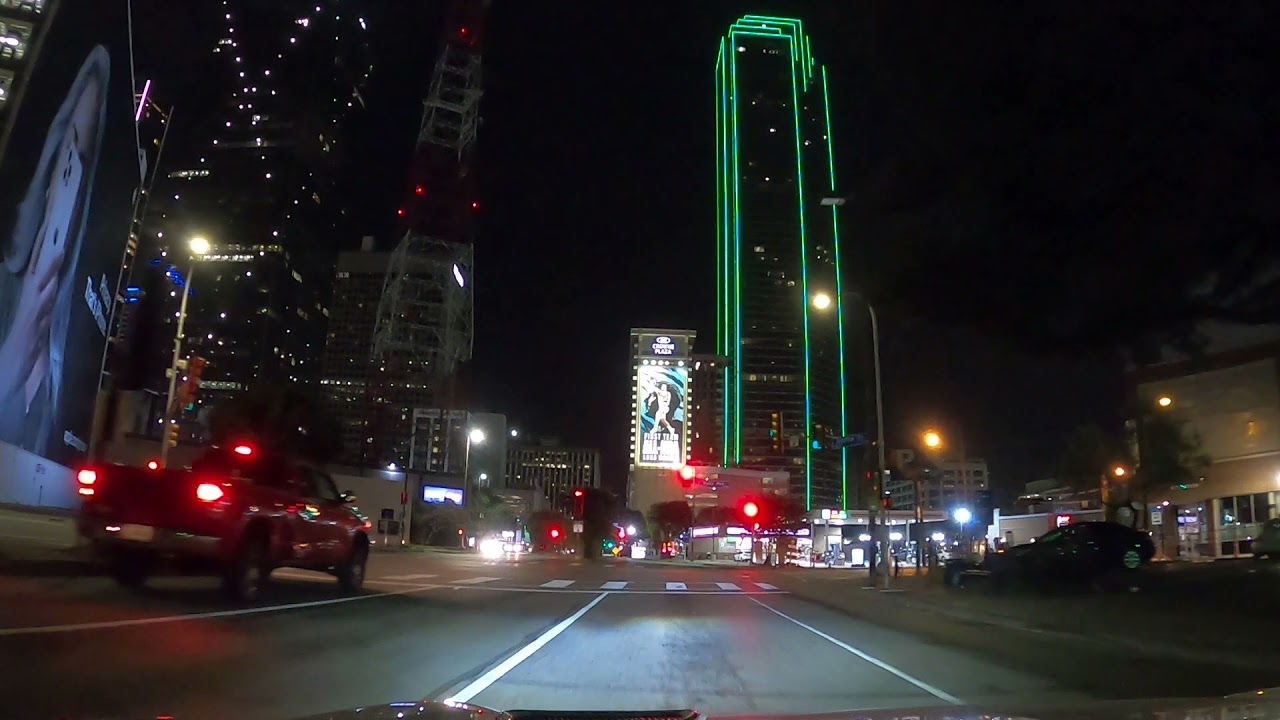 Dashcam Drive: Downtown Dallas At Night (2021)