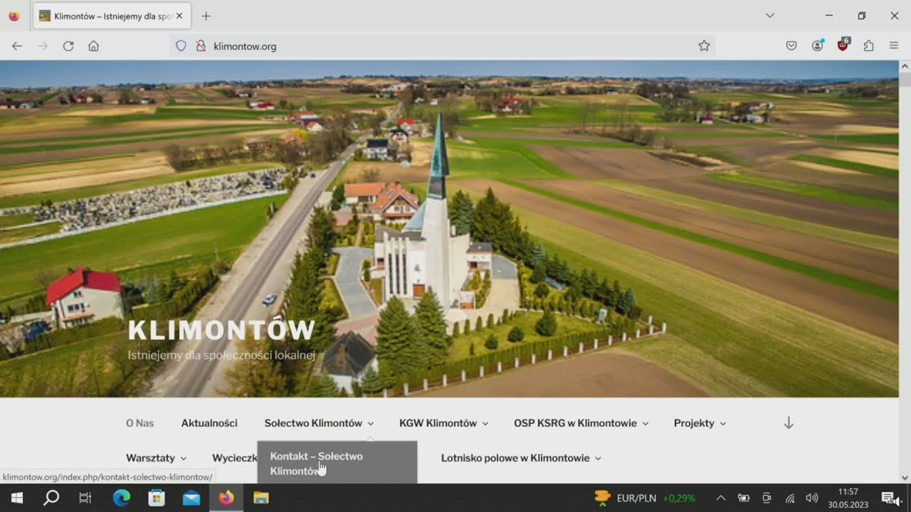 Małopolska Wieś w Sieci - film konkursowy Sołectwa Klimontów