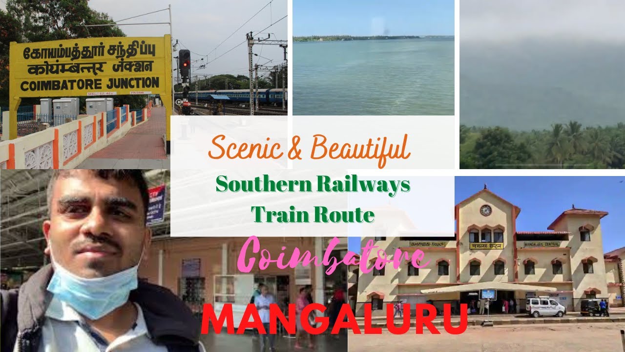 🚂 MOST BEAUTIFUL AND SCENIC ROUTE OF SOUTHERN RAILWAYS COIMBATORE MANGALORE INTERCITY EXPRESS 22610