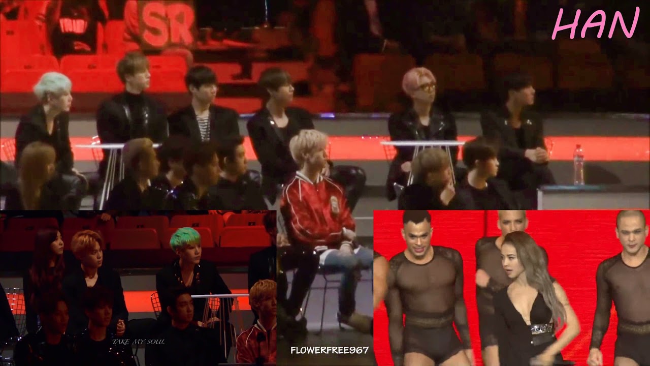 151202 MAMA BTS 방탄소년단 GOT7 갓세븐 reaction Jolin Tsai 蔡依林 PLAY (我呸) 2015 MAMA