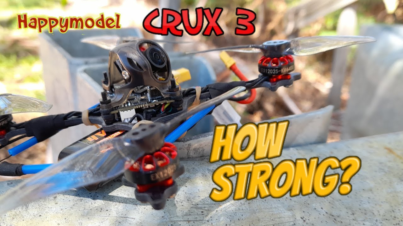 Happymodel CRUX3  ⚡ Flight & Review - Really TOUGH!