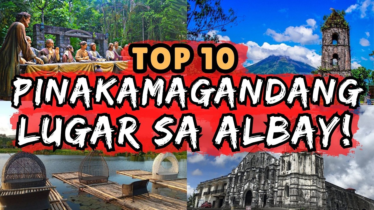 TOP 10 PINAKAMAGAGANDANG LUGAR SA ALBAY | PROVINCE TOUR PART 1