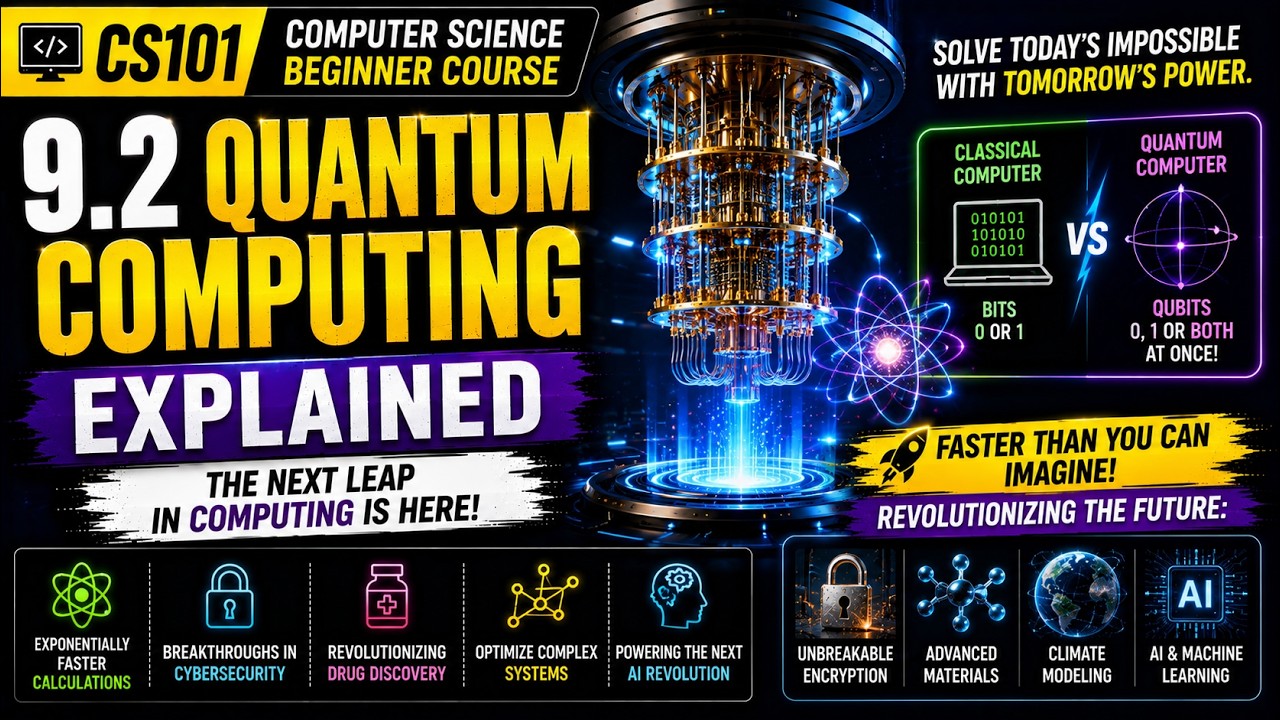 9.2. Quantum Computing | Computer Science | Explained | CS101 | Beginner Course