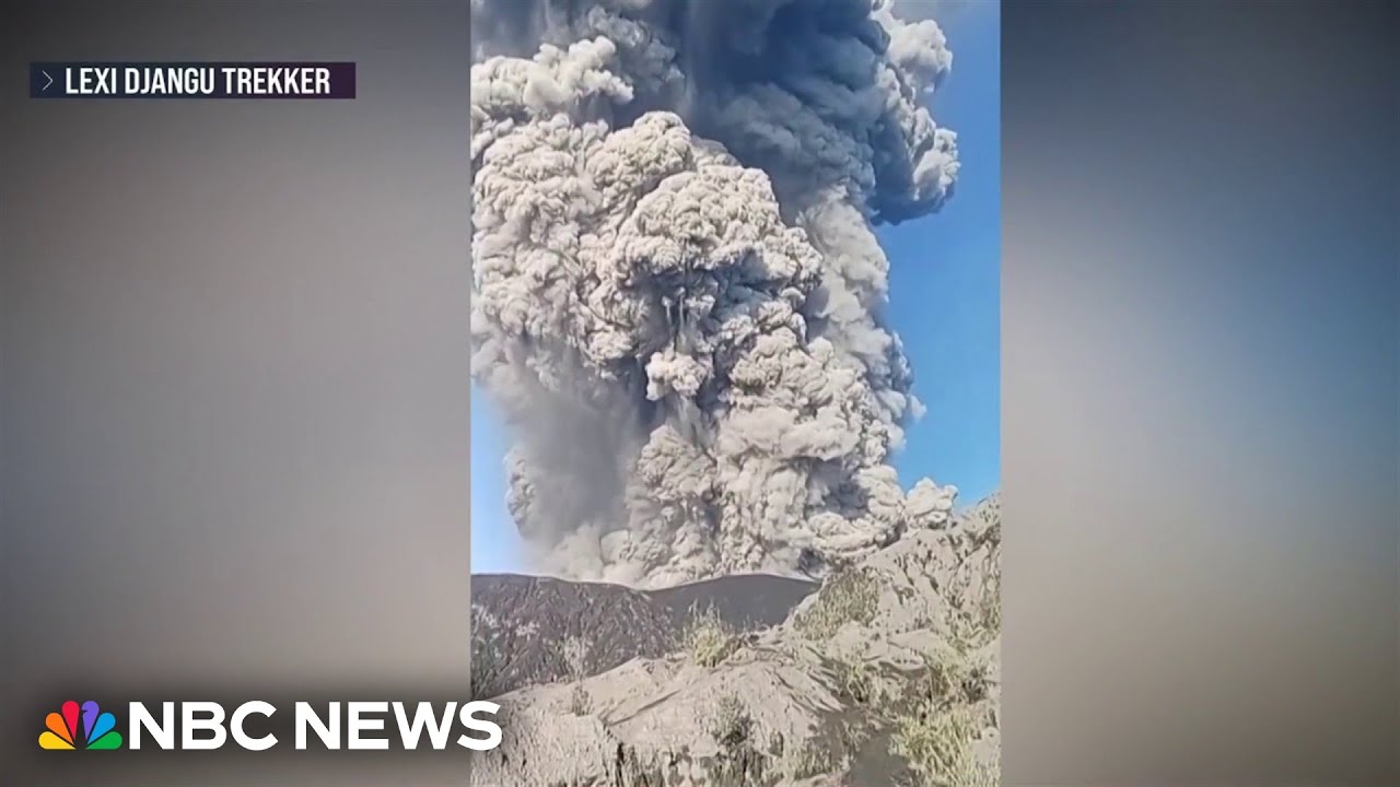 Deadly volcano eruption in Indonesia