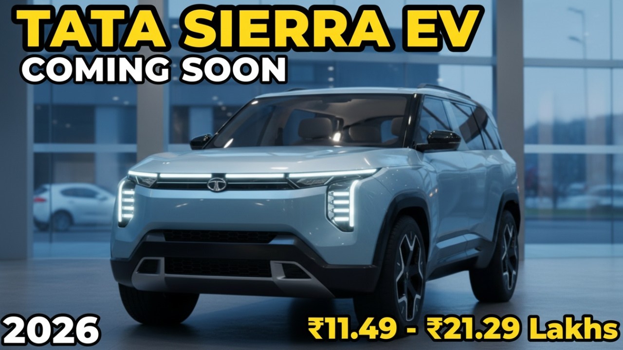 Is Tata Sierra EV the Coolest Electric SUV in India? 😮