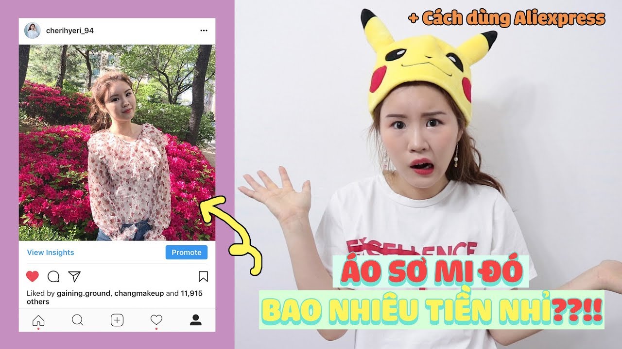 Áo sơ mi đó BAO NHIÊU TIỀN NHỈ?! + Cách dùng Aliexpress