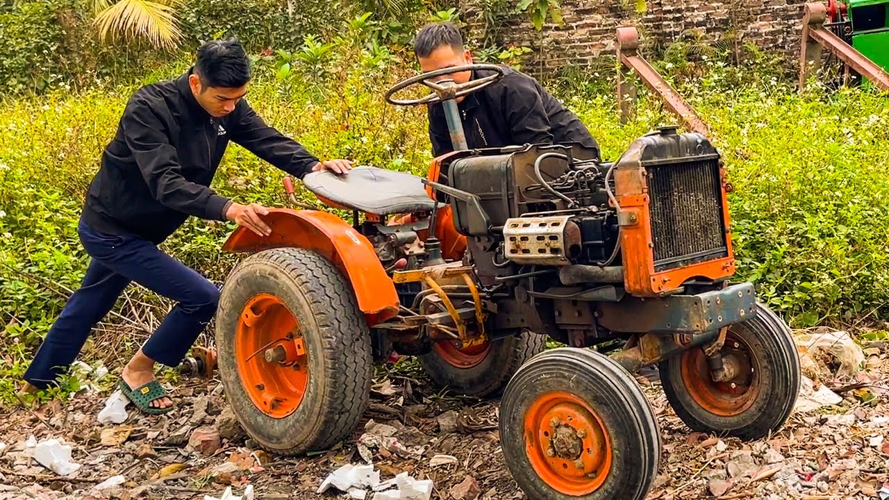 The Craftsman's Unprecedented Restoration Skills // KUBOTA Tractor Restoration Project