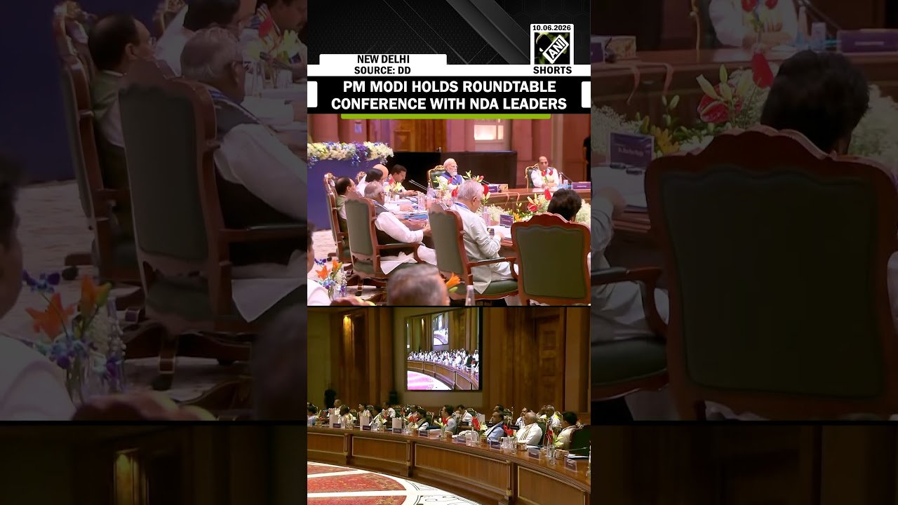 PM Modi holds roundtable conference with NDA leaders and chief ministers on 12 years in office