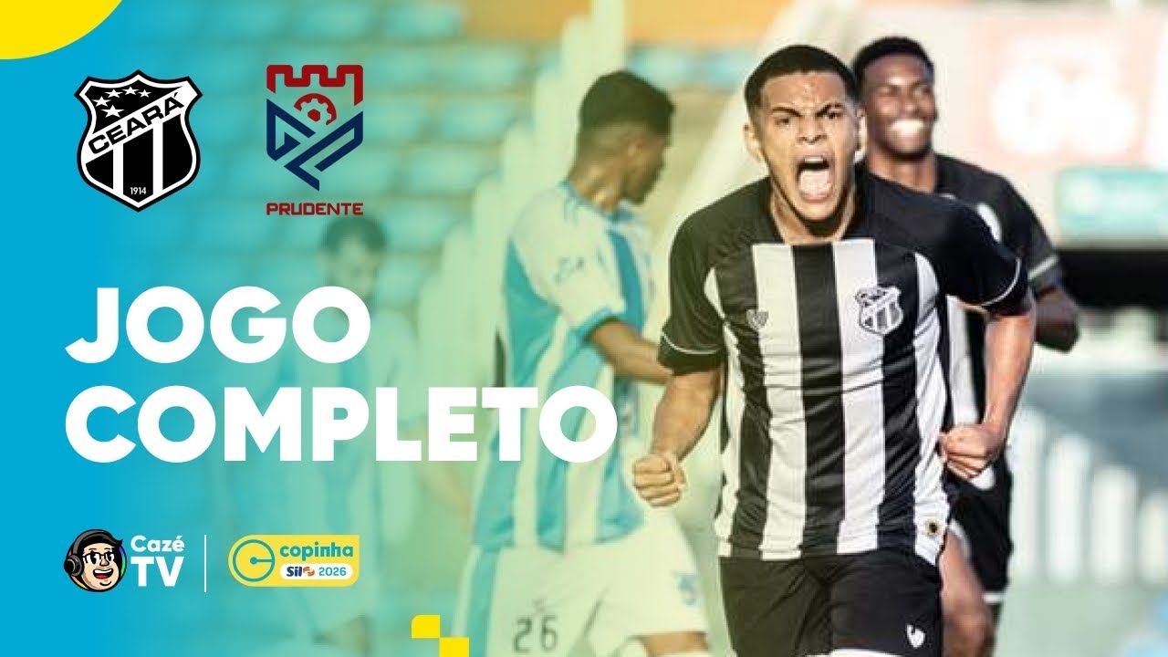 JOGO COMPLETO: CEAR&Aacute; X GR&Ecirc;MIO PRUDENTE | COPINHA 2026 | TERCEIRA FASE