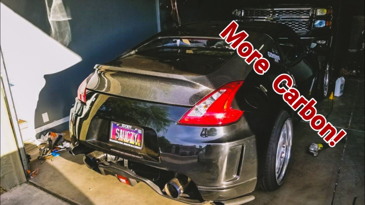 Installing VIS Racing Carbon Fiber Hatch On My NISSAN 370Z!