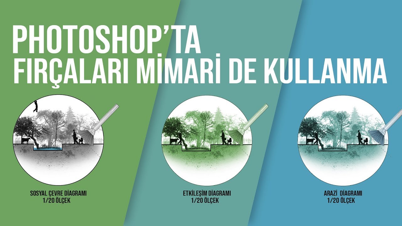 Photoshop'ta Fırçaları Mimari'de Nasıl Kullanırız?