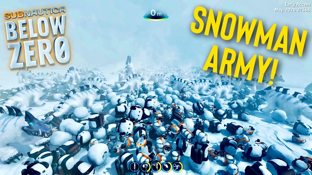 Subnautica Below Zero: Snowman Army!