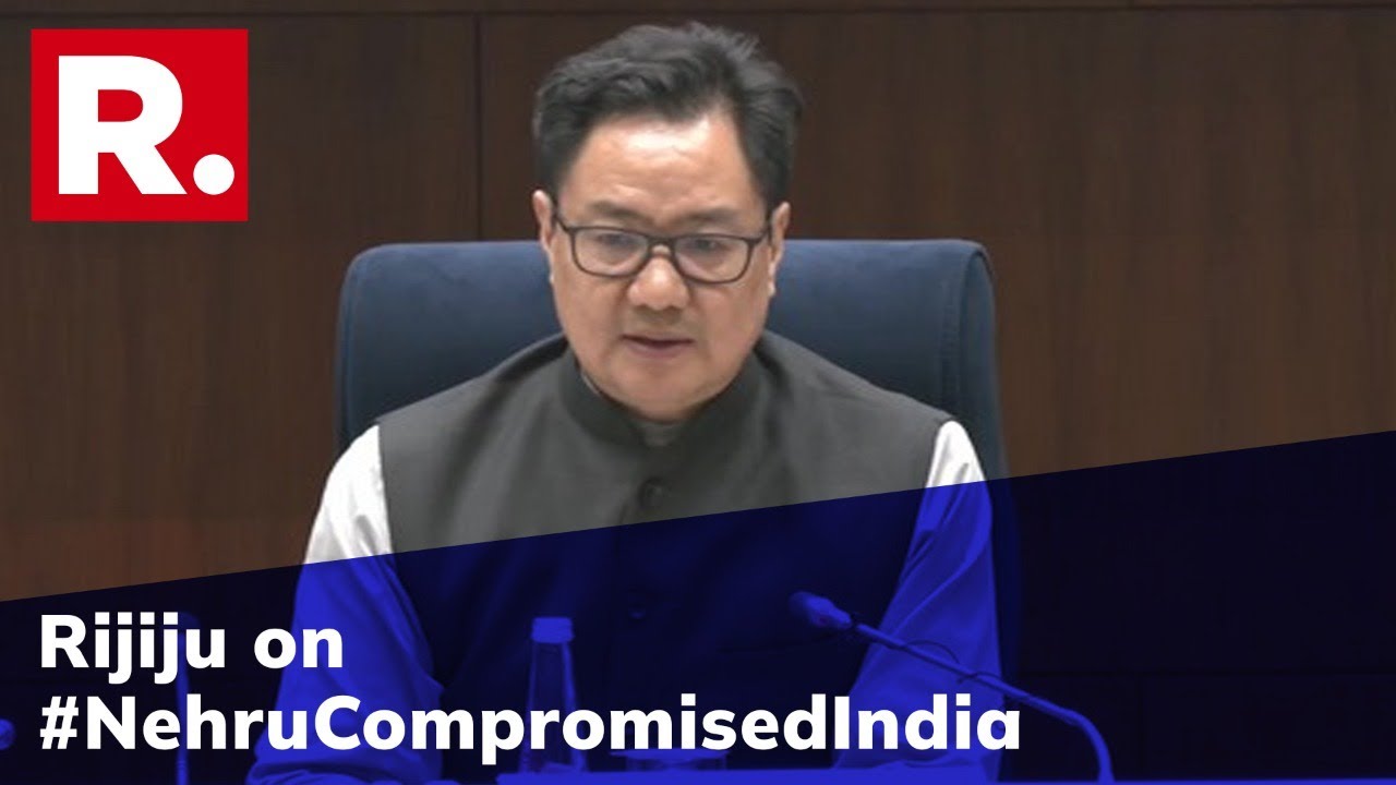 Kiren Rijiju lists 5 blunders of Nehru; 'Because of his mistakes Kashmir became an issue'