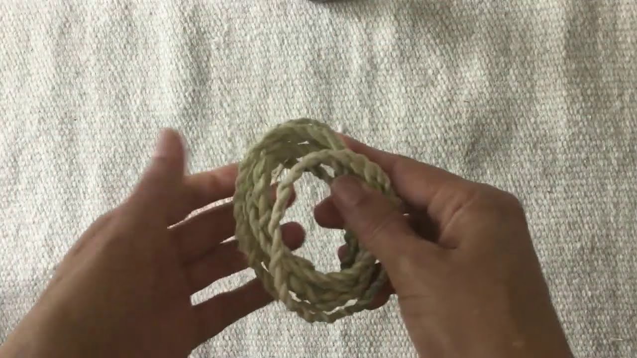 Making Rope out of Corn Husks