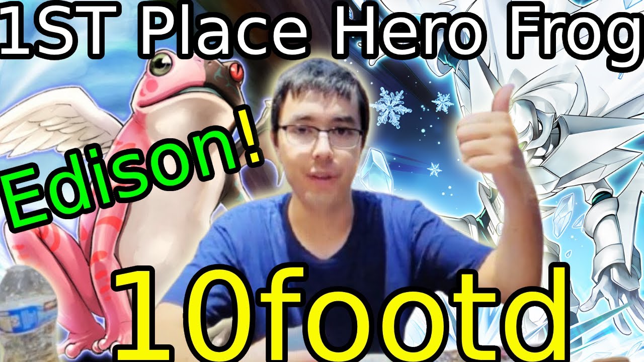 Колода Yu-Gi-Oh! Edison Frog Hero Deck, занявшая 1-е место, ДОМИНИРУЕТ в Лас-Вегасе! САМАЯ БОЛЬША...