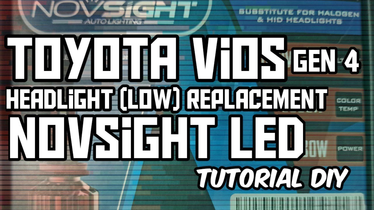 Toyota Vios Gen 4 Headlight (low) LED replacement