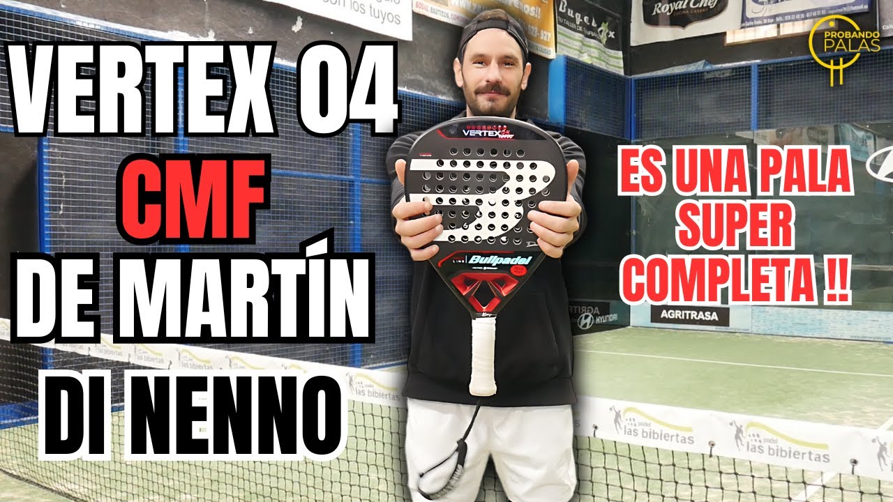 Bullpadel VERTEX 04 CMF 2024 de Di Nenno! Una de las PALAS más COMPLETAS #padel