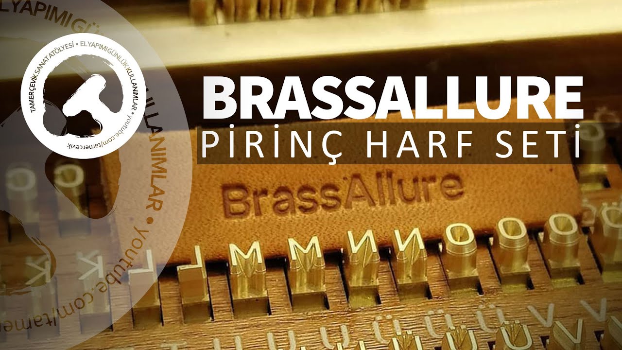 BrassAllure Pirinç Harf Seti ve Kullanımı