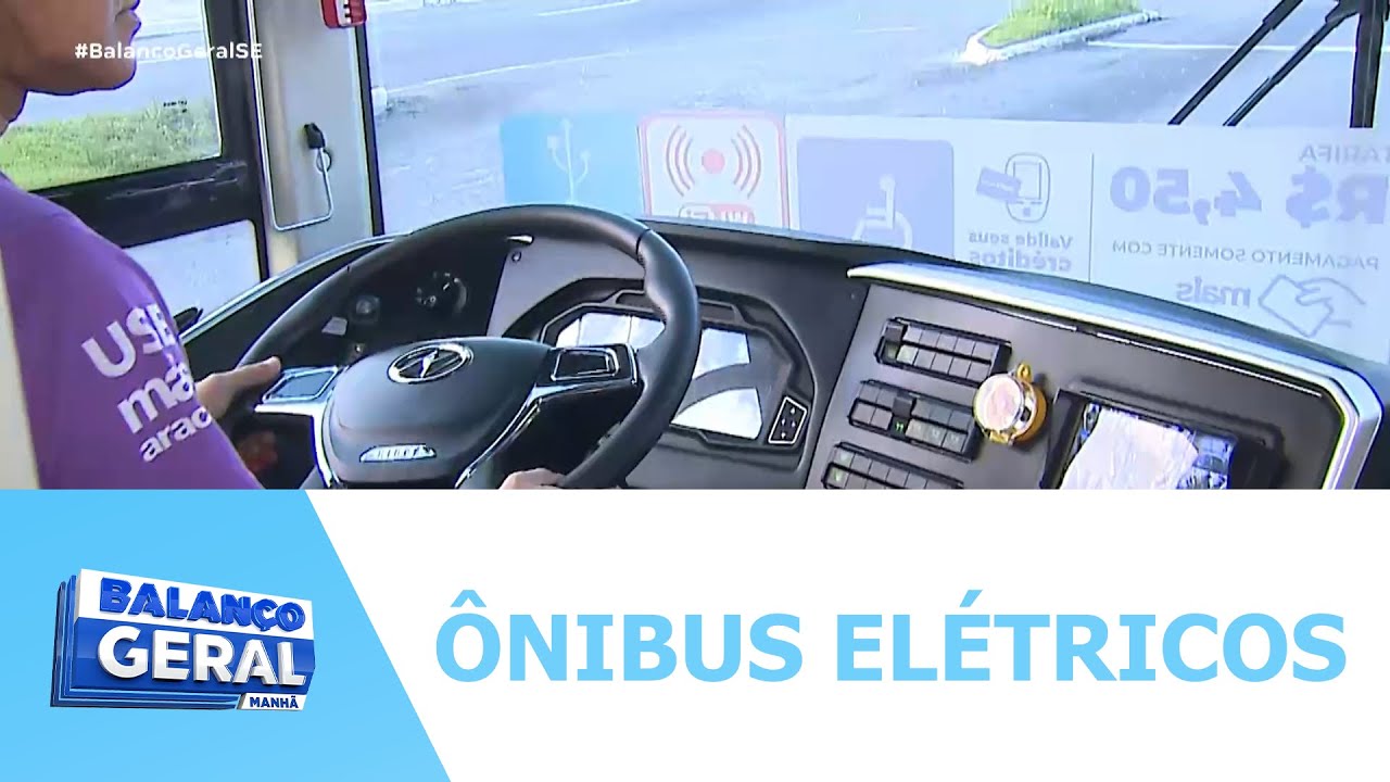 Ônibus elétricos começam a circular em Aracaju | Balanço Geral Manhã