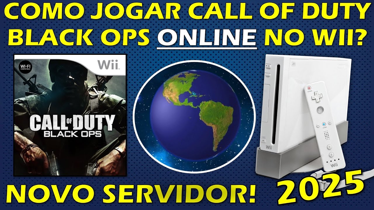 CALL OF DUTY BLACK OPS ONLINE NO NINTENDO WII - NOVO SERVIDOR CoDN 2025! TUTORIAL COMPLETO