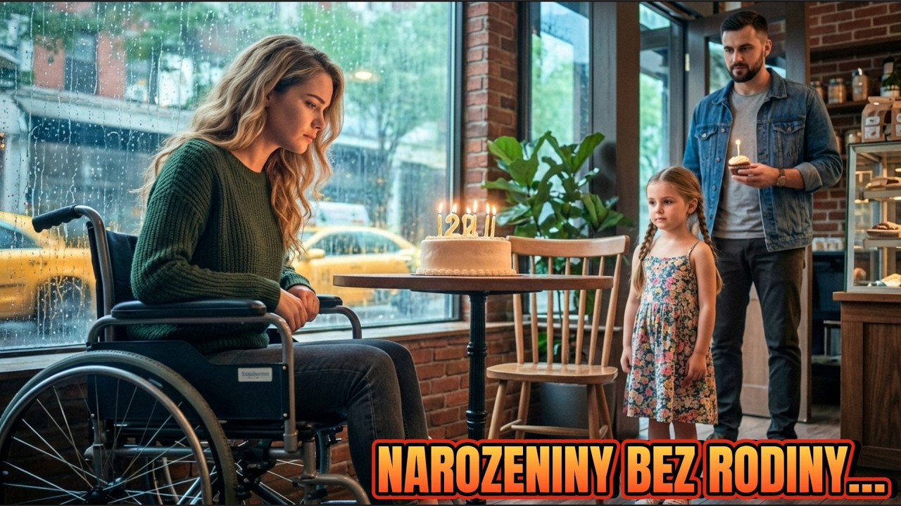 Ochrnutá dcera generálního ředitele seděla sama u narozeninového dortu