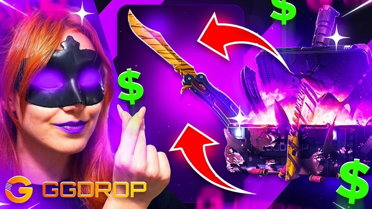 GGDROP $1200 BUTTERFLY KNIFE PULL AND FREE SPIN !? | GGDROP PROMO CODE 2025 | GGDROP CASE OPENING |