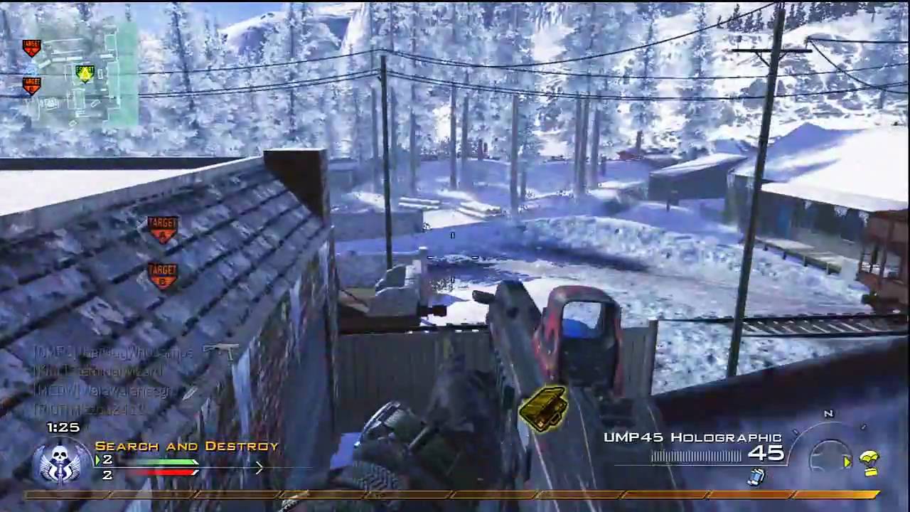 Modern Warfare 2 Camper's Search and Destroy 9 (Most Pro AC130 Evar?)